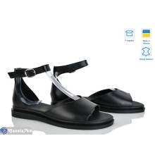 Босоніжки жіночі на літо (6 пар р.36-40) чорний  "Linda"