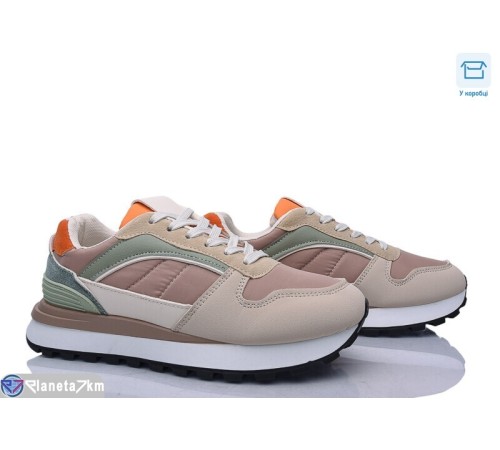 Кросівки жіночі на весну/осінь (8 пар р.36-41) коричневий  "HoRIK"