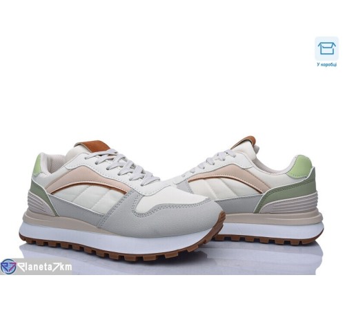 Кросівки жіночі на весну/осінь (8 пар р.36-41) бежевий  "HoRIK"