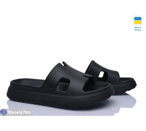 Шлепки жіночі на літо (8 пар р.36-40) чорний  "LEO"