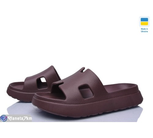 Шлепки жіночі на літо (8 пар р.36-40) коричневий  "LEO"