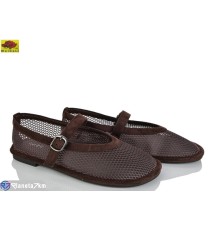 Балетки жіночі на літо (6 пар р.36-40) коричневий  "Mei De Li"