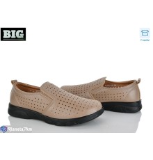 Туфлі жіночі на літо (8 пар р.37-42) коричневий  "BIG"