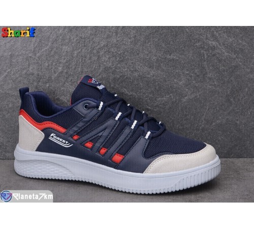 Кросівки чоловічі на весну/осінь (8 пар р.40-45) синій  "Sharif"