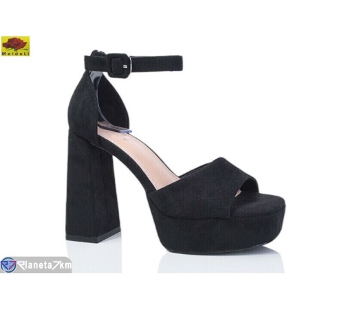 Босоніжки жіночі на літо (6 пар р.36-40) чорний  "Mei De Li"