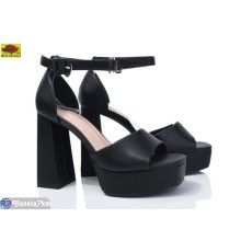 Босоніжки жіночі на літо (6 пар р.36-40) чорний  "Mei De Li"