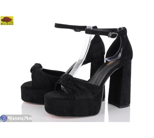 Босоніжки жіночі на літо (6 пар р.36-40) чорний  "Mei De Li"