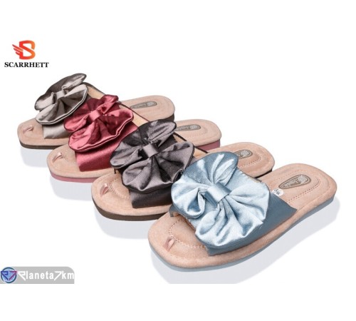 Тапки жіночі на весну/осінь (12 пар р.36-41) мікс  "SCARRHETT"