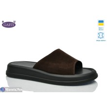 Шлепки жіночі на літо (6 пар р.36-40) коричневий  "Garti"