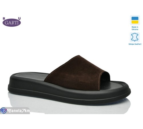 Шлепки жіночі на літо (6 пар р.36-40) коричневий  "Garti"