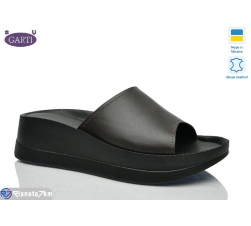 Шлепки жіночі на літо (6 пар р.36-40) коричневий  "Garti"