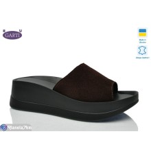 Шлепки жіночі на літо (6 пар р.36-40) коричневий  "Garti"