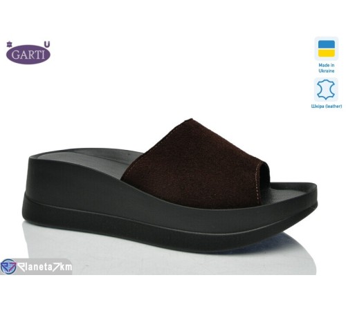 Шлепки жіночі на літо (6 пар р.36-40) коричневий  "Garti"