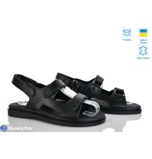 Босоніжки жіночі на літо (6 пар р.36-40) чорний  "Linda"