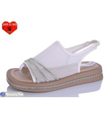 Босоніжки жіночі на літо (8 пар р.36-41) бежевий  "Jiao Li Mei"