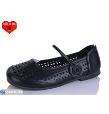 Балетки жіночі на літо (8 пар р.37-41) чорний  "Jiao Li Mei"