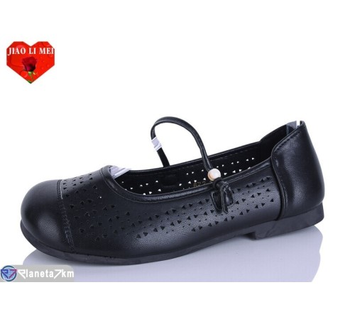 Балетки жіночі на літо (8 пар р.37-41) чорний  "Jiao Li Mei"