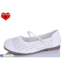 Балетки жіночі на літо (8 пар р.37-41) білий  "Jiao Li Mei"