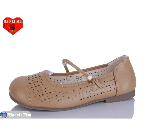 Балетки жіночі на літо (8 пар р.37-41) бежевий  "Jiao Li Mei"