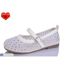 Балетки жіночі на літо (8 пар р.37-41) бежевий  "Jiao Li Mei"