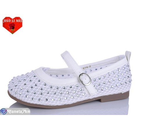 Балетки жіночі на літо (8 пар р.37-41) білий  "Jiao Li Mei"