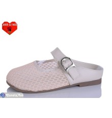 Жіночі сабо на літо (8 пар р.37-41) бежевий  "Jiao Li Mei"