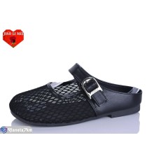 Жіночі сабо на літо (8 пар р.37-41) чорний  "Jiao Li Mei"