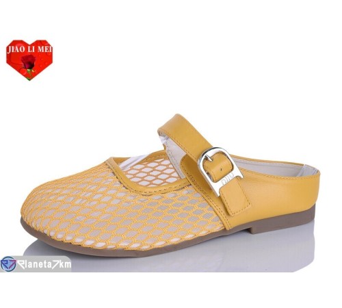 Жіночі сабо на літо (8 пар р.37-41) жовтий  "Jiao Li Mei"