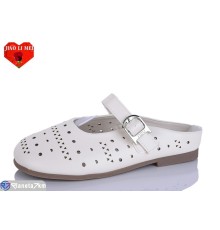 Жіночі сабо на літо (8 пар р.37-41) бежевий  "Jiao Li Mei"