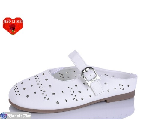 Жіночі сабо на літо (8 пар р.37-41) білий  "Jiao Li Mei"