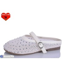 Жіночі сабо на літо (8 пар р.37-41) бежевий  "Jiao Li Mei"