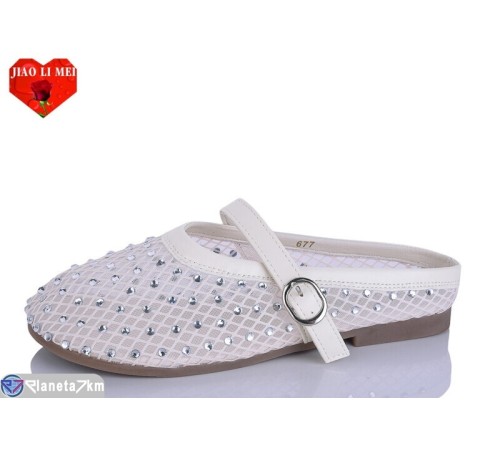 Жіночі сабо на літо (8 пар р.37-41) бежевий  "Jiao Li Mei"