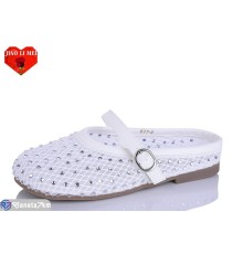 Жіночі сабо на літо (8 пар р.37-41) білий  "Jiao Li Mei"