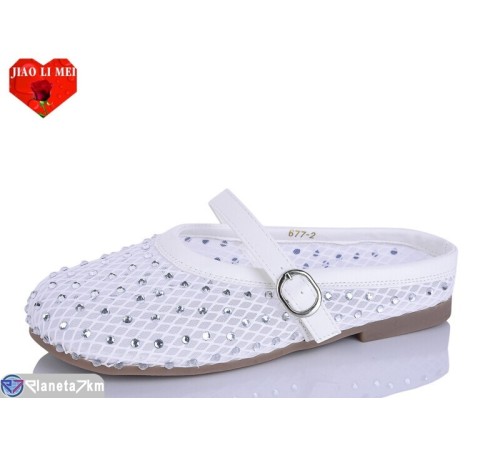 Жіночі сабо на літо (8 пар р.37-41) білий  "Jiao Li Mei"