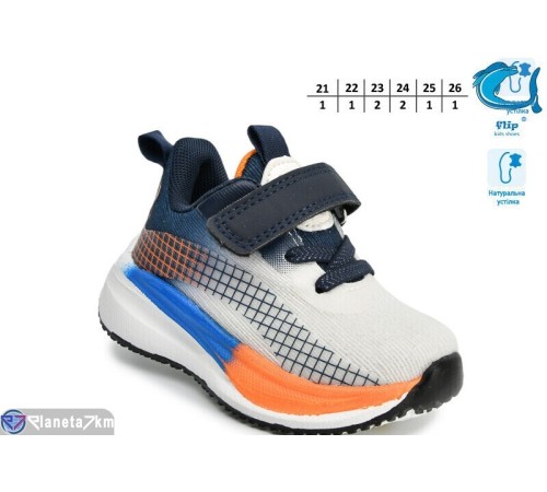 Дитячі кросівки на весну/осінь (8 пар р.21-26) мікс  "TOMMY"