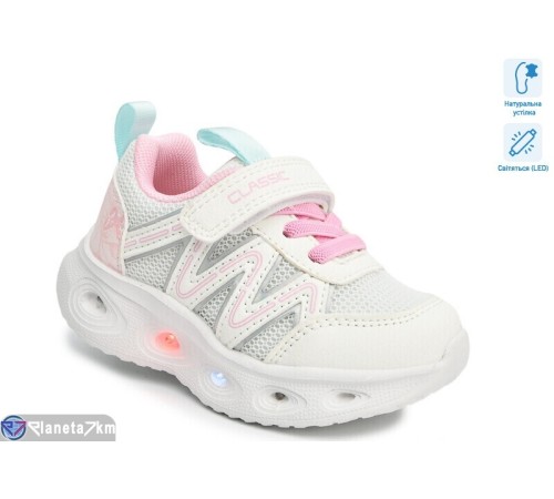 Дитячі кросівки на весну/осінь (8 пар р.21-26) білий  "TOMMY"