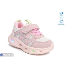 Дитячі кросівки на весну/осінь (8 пар р.21-26) рожевий  "TOMMY"