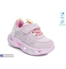 Дитячі кросівки на весну/осінь (8 пар р.21-26) фіолетовий  "TOMMY"