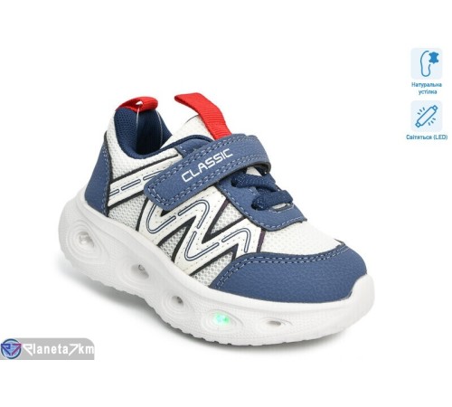 Дитячі кросівки на весну/осінь (8 пар р.21-26) синій  "TOMMY"