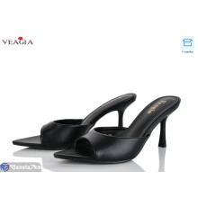 Шлепки жіночі на літо (8 пар р.36-40) чорний  "Veagia-ADA"