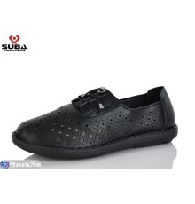 Туфлі жіночі на літо (8 пар р.37-41) чорний  "SUBA"