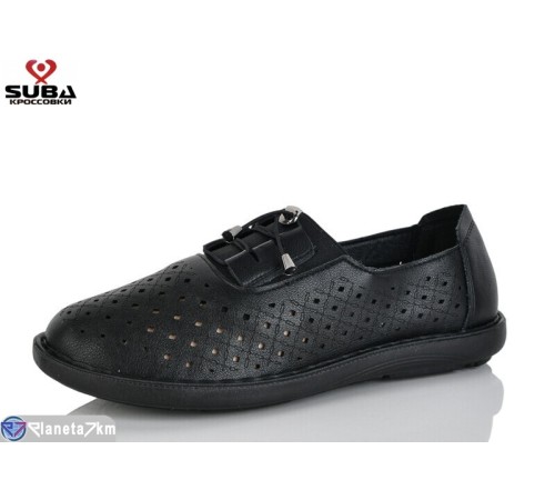 Туфлі жіночі на літо (8 пар р.37-41) чорний  "SUBA"
