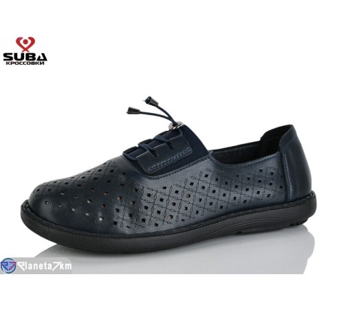 Туфлі жіночі на літо (8 пар р.37-41) синій  "SUBA"