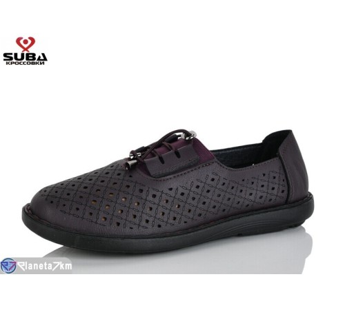 Туфлі жіночі на літо (8 пар р.37-41) фіолетовий  "SUBA"