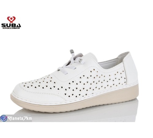 Кросівки жіночі на літо (8 пар р.37-42) білий  "SUBA"