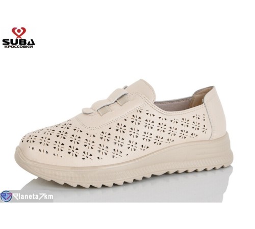 Кросівки жіночі на літо (8 пар р.37-42) бежевий  "SUBA"