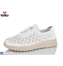 Кросівки жіночі на літо (8 пар р.37-42) білий  "SUBA"