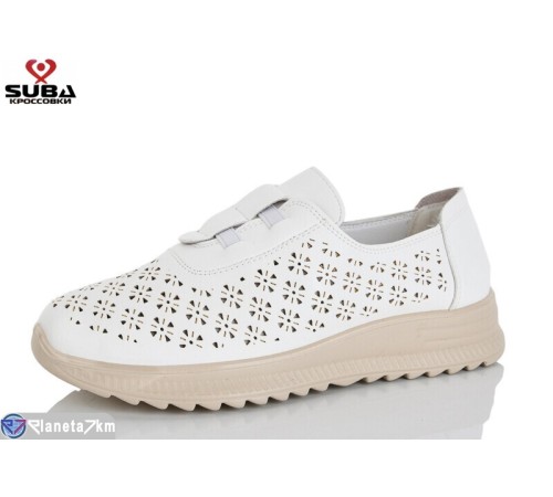 Кросівки жіночі на літо (8 пар р.37-42) білий  "SUBA"