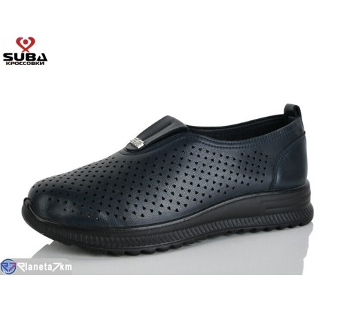 Туфлі жіночі на літо (8 пар р.37-42) синій  "SUBA"