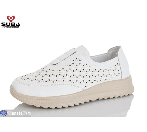 Туфлі жіночі на літо (8 пар р.37-42) білий  "SUBA"